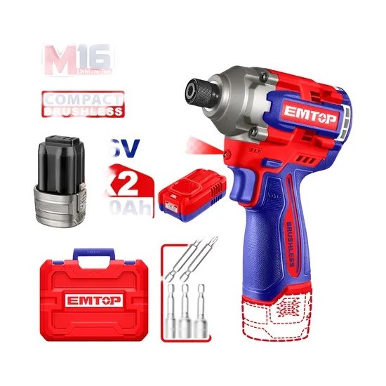EMTOP ATORNILLADOR DE IMPACTO 16V ULCIRL16178