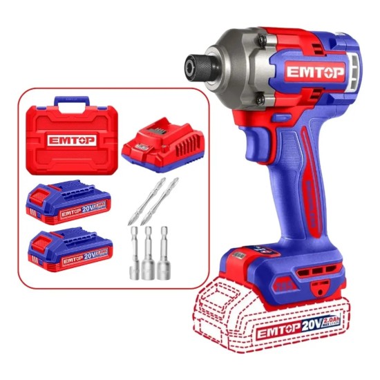 EMTOP ATORNILLADOR DE IMPACTO 16V ULCIRL16178
