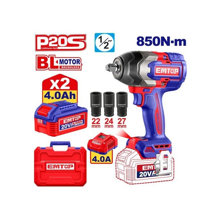 LLAVE DE IMPACTO INALÁMBRICA  ULCIWL2085