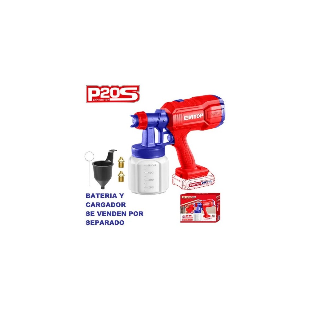 PISTOLA PARA PINTAR INALÁMBRICA 20V - SIN BATERIA ELSG2003