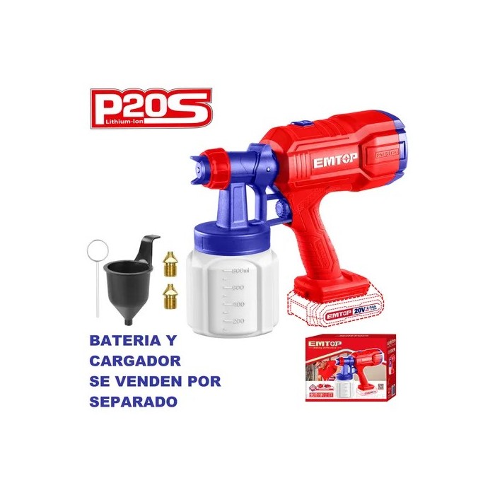 PISTOLA PARA PINTAR INALÁMBRICA 20V - SIN BATERIA ELSG2003