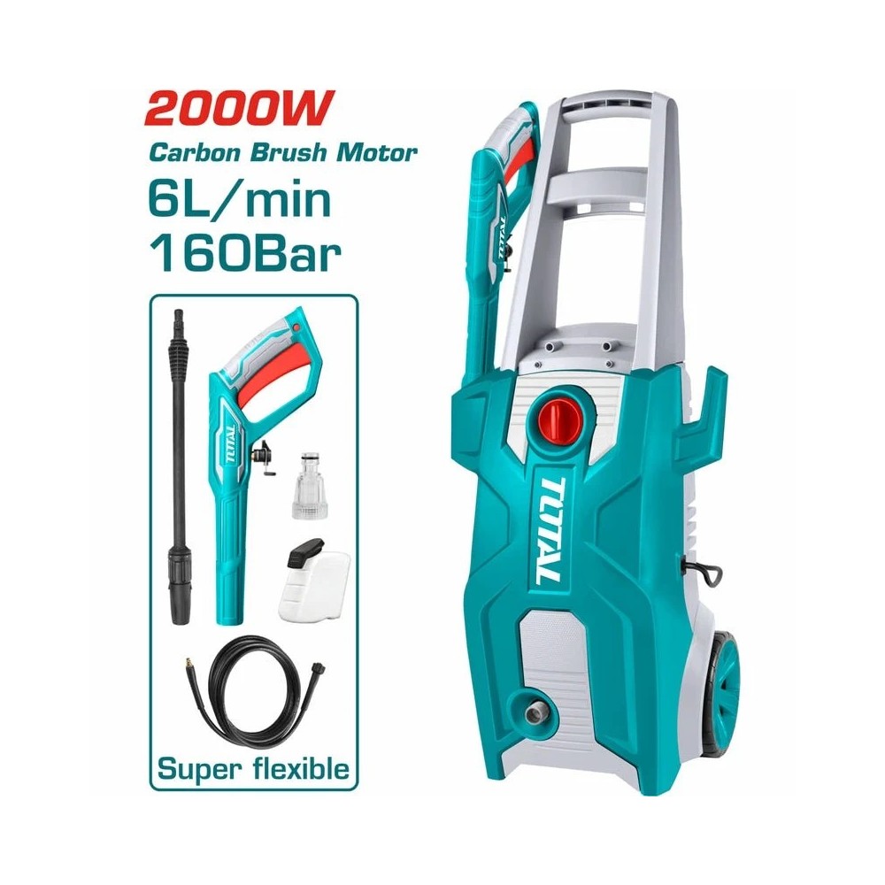 HIDROLAVADORA 1600W 2030PSI 120V TOTAL (UTGT11336)