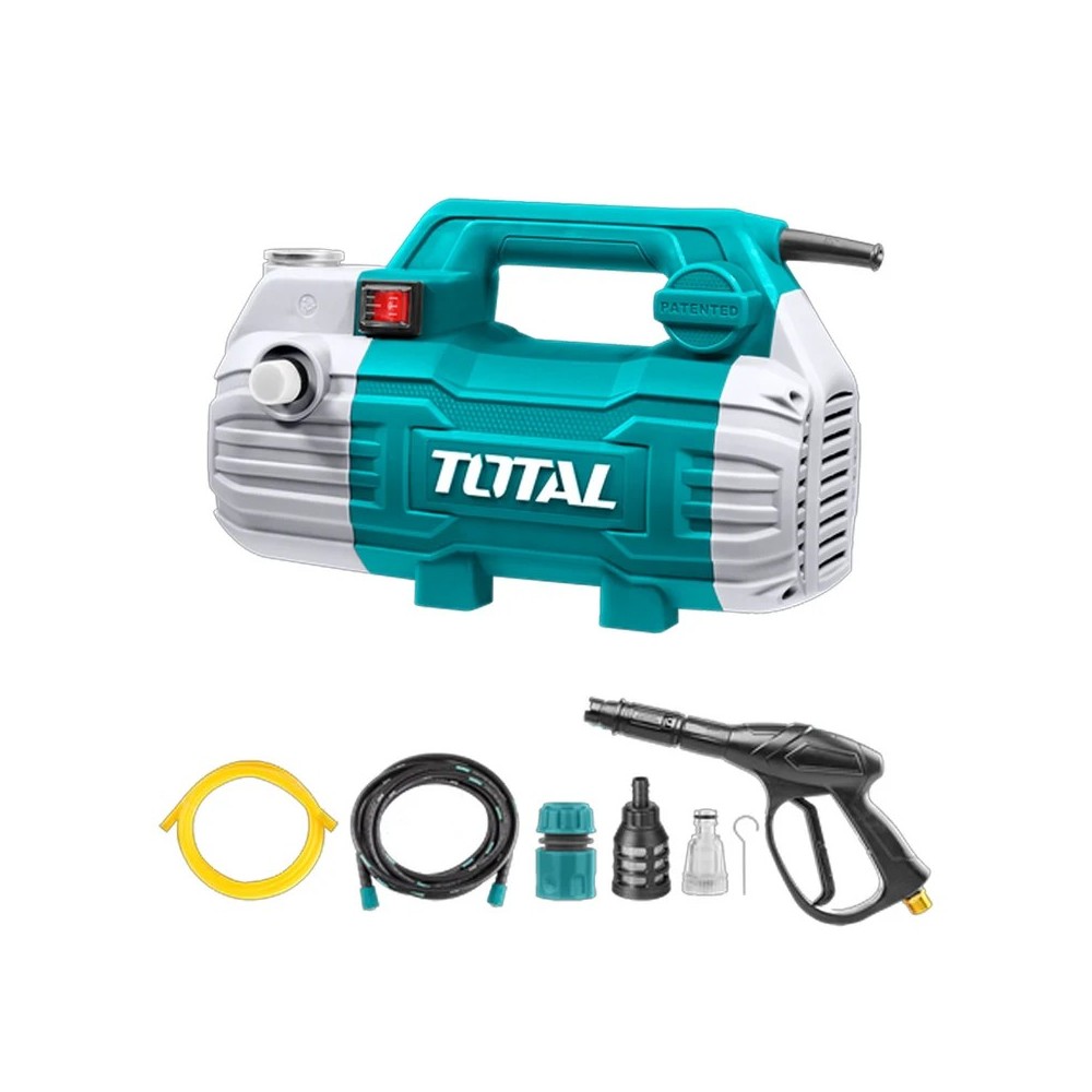 HIDROLAVADORA DE ALTA PRESION 1500W 110-120V 100 BAR (1450PSI) INCLUYE ACCESORIOS INDUSTRIAL SUPER TOTAL (UTGT11236)